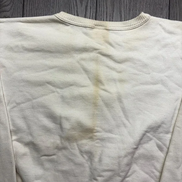 Vintage Molson Canadian Beer 1990s Sweatshirt Large White Beer Canada Bear - Picture 7 of 11